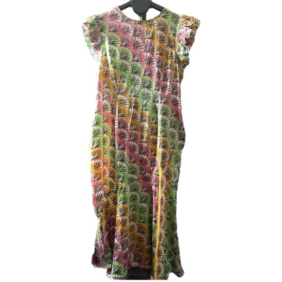 NWT Never Fully Dressed Multicolor Maxi Dress, Sz 12 - Picture 3 of 8